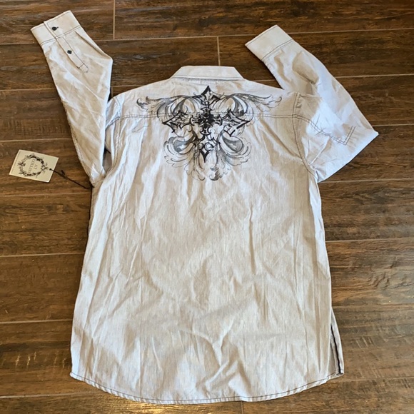 AT Collins Large Shirt Embroidered NWT - Picture 5 of 6